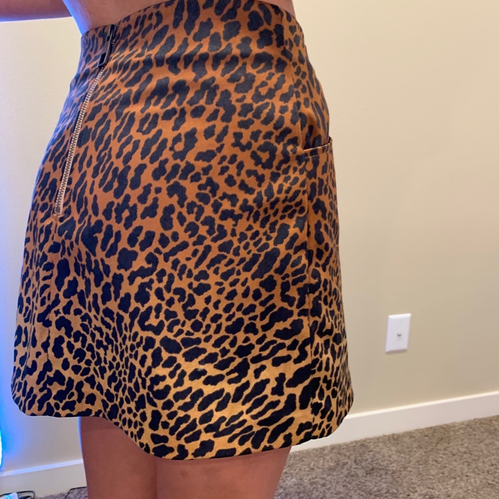 Cheetah Print Skirt! Worn once! - Picture 1 of 2